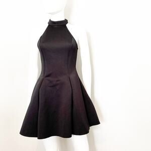 Charlotte Russe Black Mini Scuba Dress